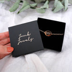 'Be True To Yourself' Engraved Disc Bracelet - Junk Jewels