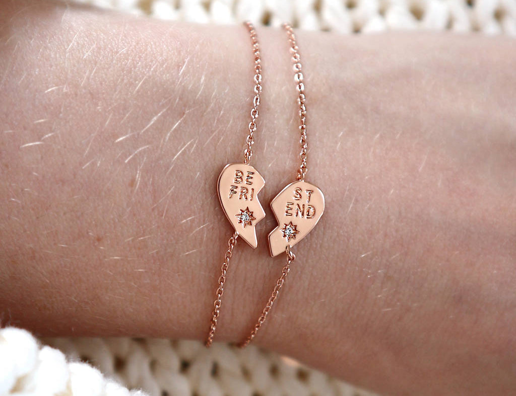 'Best Friends' Set of Two Bracelets - Junk Jewels
