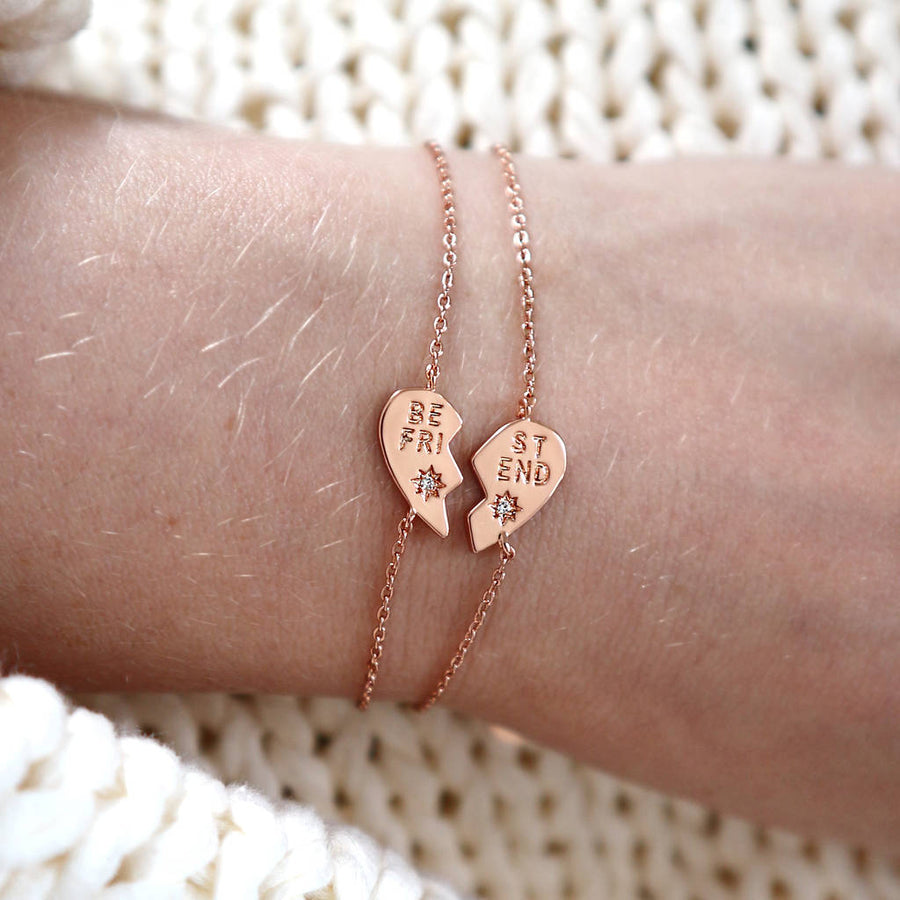 2 Pieces Sun Moon Best Friend Bracelets For Matching Friendship Bracelets |  Fruugo UK