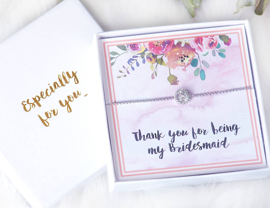 Delicate Jewel Bracelet Bridesmaid Gift - Junk Jewels