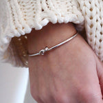 'I Couldn't Tie The Knot Without You' Bridesmaid Bangle - Junk Jewels