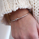 'I Couldn't Tie The Knot Without You' Bridesmaid Bangle - Junk Jewels