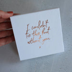 'I Couldn't Tie The Knot Without You' Bridesmaid Bangle - Junk Jewels