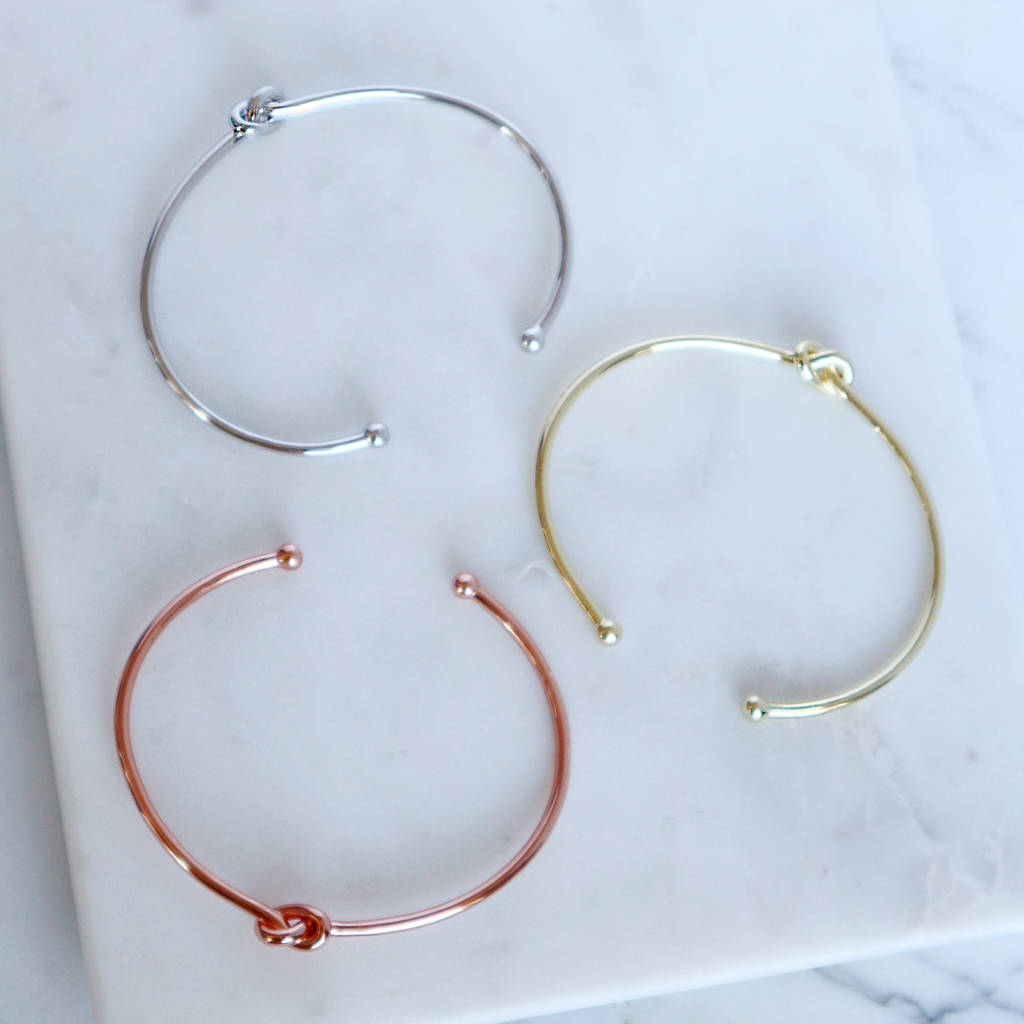 I Couldn t Tie The Knot Without You Bridesmaid Bangle
