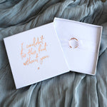 'I Couldn't Tie The Knot Without You' Bridesmaid Ring - Junk Jewels