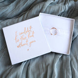 'I Couldn't Tie The Knot Without You' Bridesmaid Ring - Junk Jewels