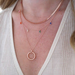Rainbow Jewelled Necklace - Junk Jewels