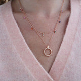 Rainbow Jewelled Necklace - Junk Jewels