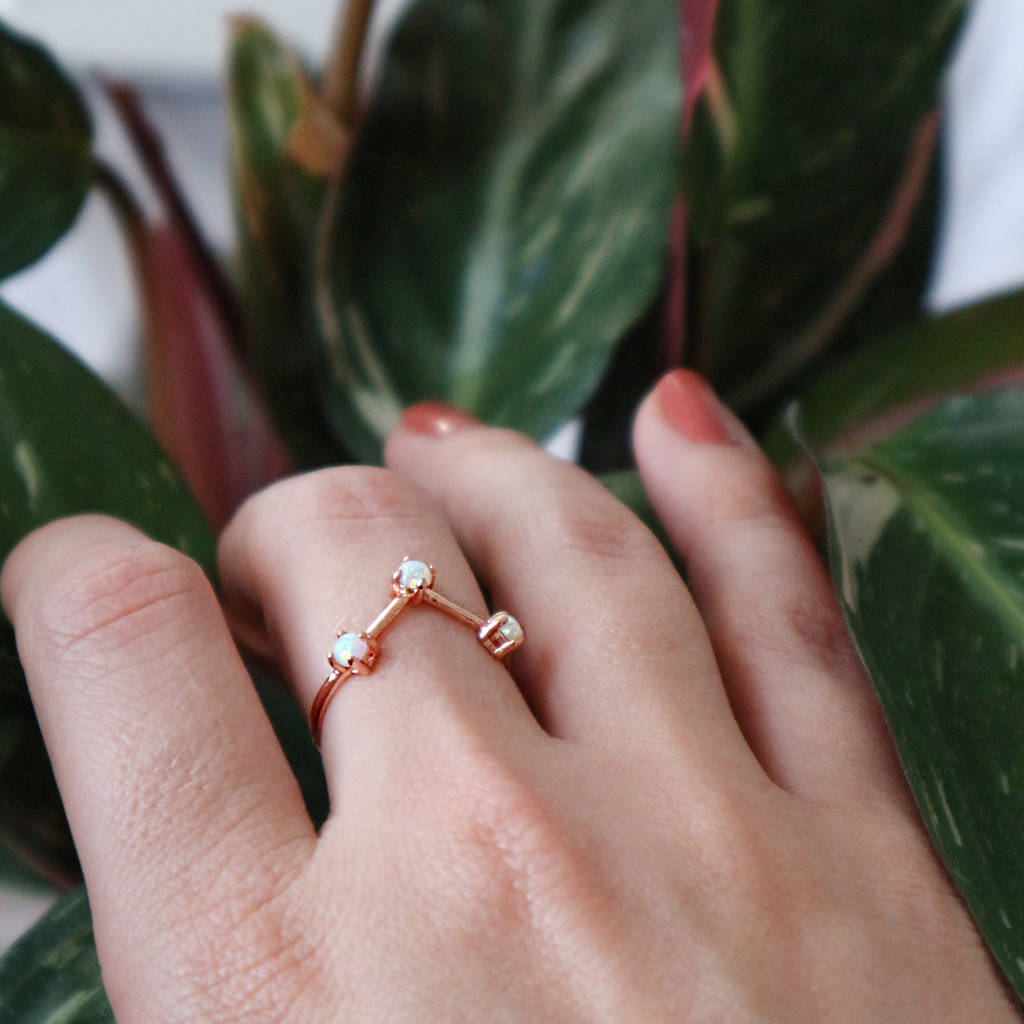 Opal chevron ring clearance