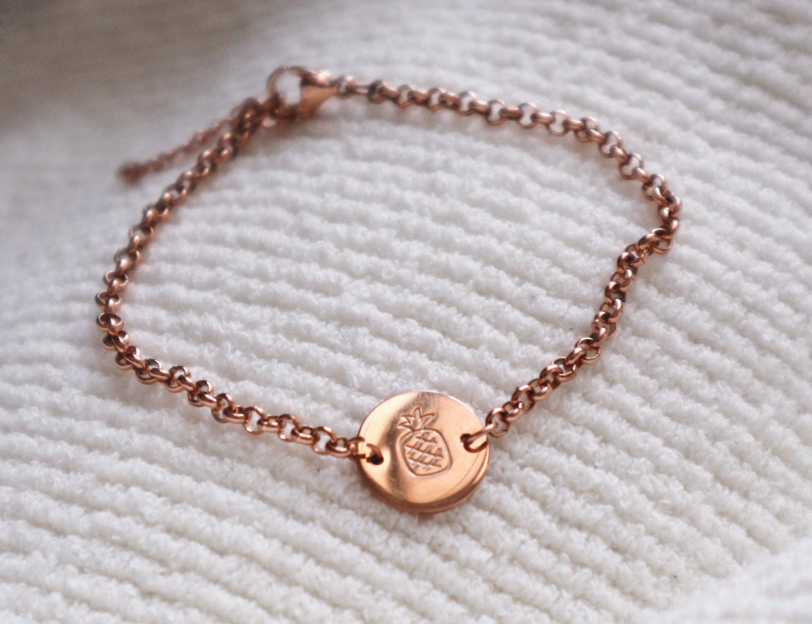 Pineapple Coin Bracelet - Junk Jewels