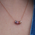Rainbow Discs Necklace - Junk Jewels