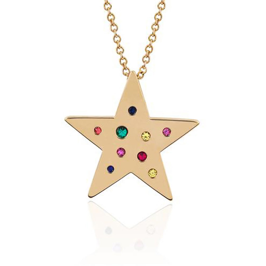 Rainbow Star Necklace - Junk Jewels