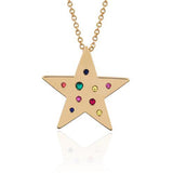 Rainbow Star Necklace - Junk Jewels
