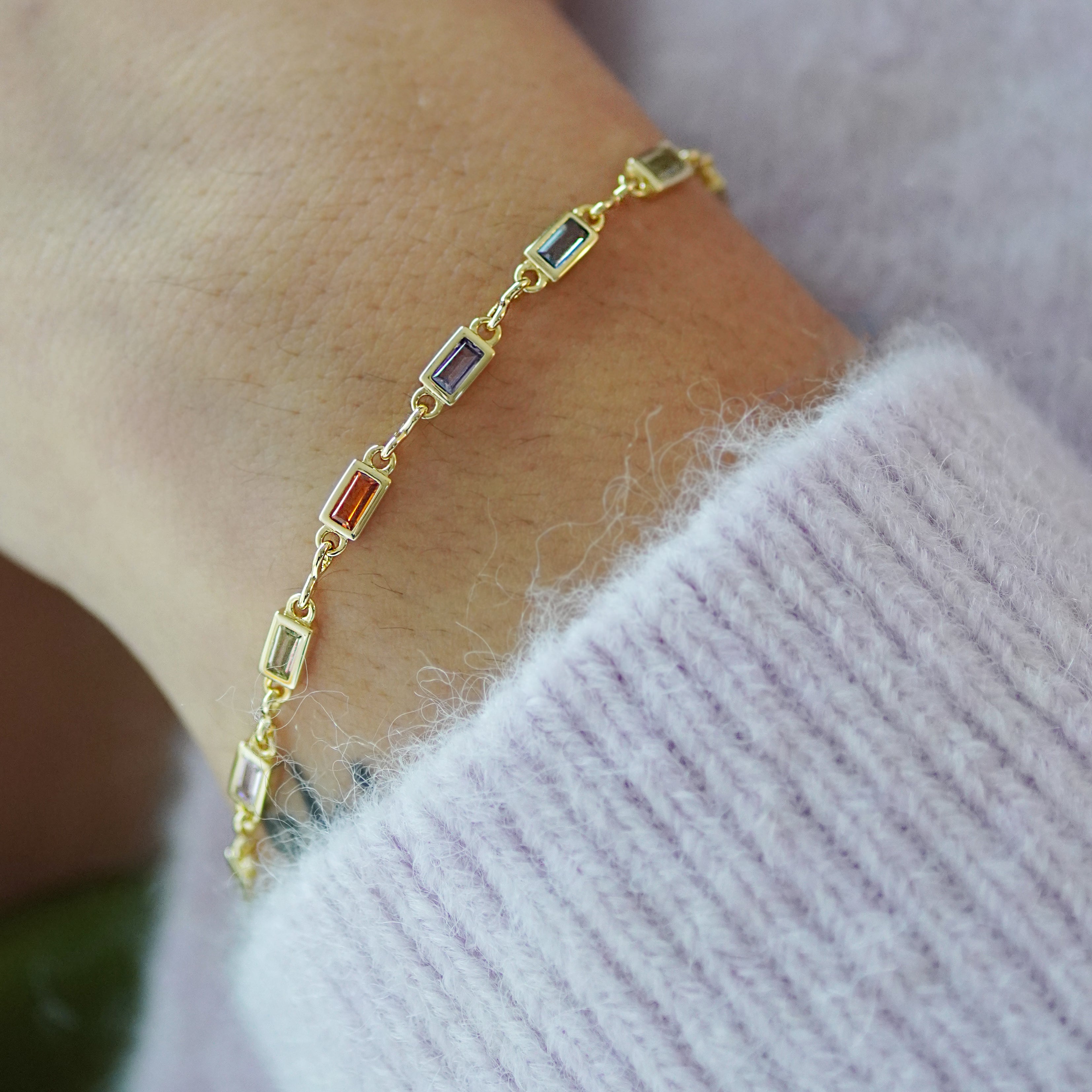 Rainbow Channel Bracelet - Junk Jewels