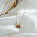 Rainbow Discs Necklace - Junk Jewels