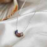 Rainbow Discs Necklace - Junk Jewels