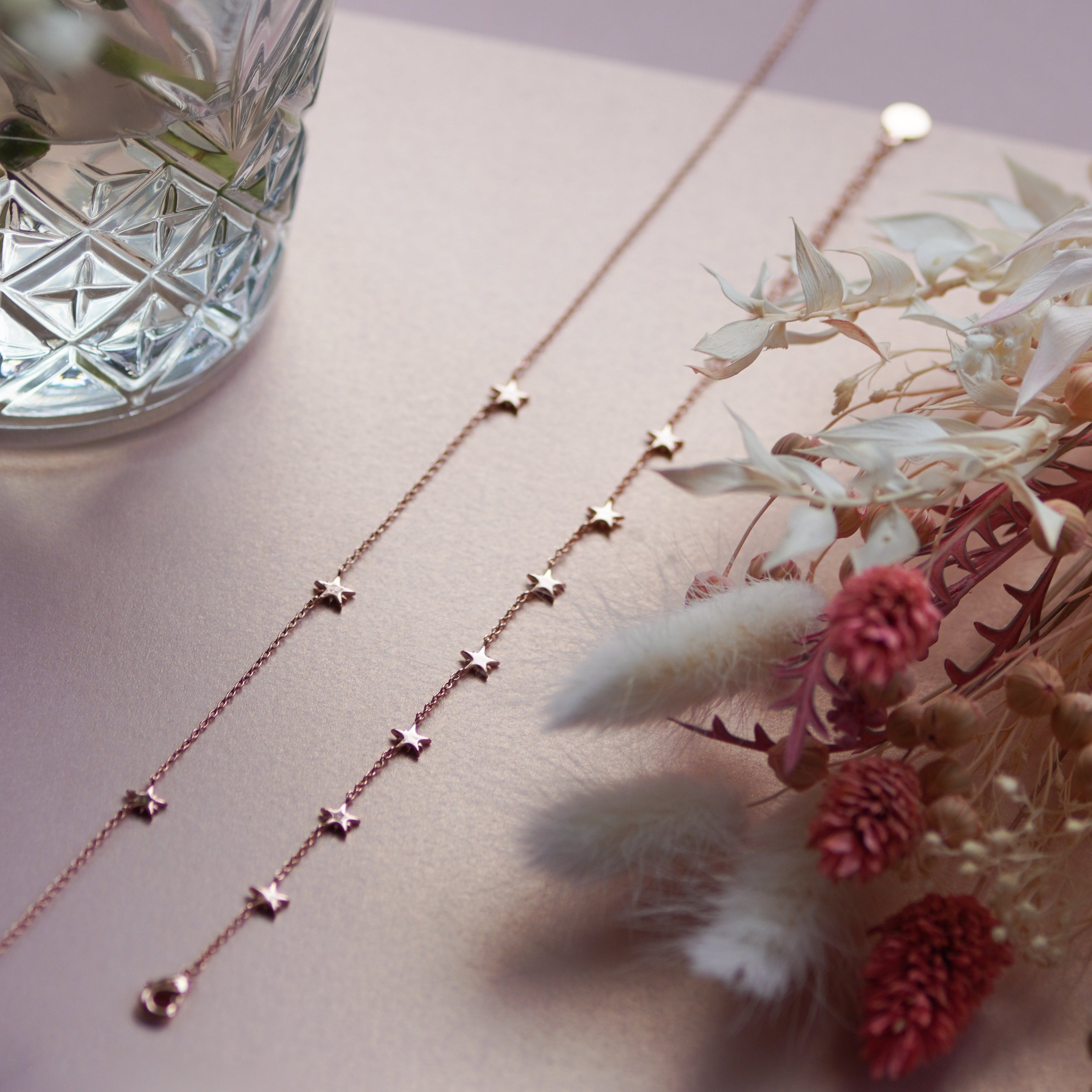 Starry Necklace and Bracelet Gift Set - Junk Jewels