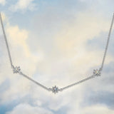 Triple Opal Starburst Necklace - Junk Jewels