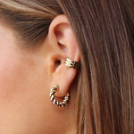 Twisted Hoop Earrings - Junk Jewels