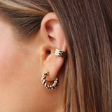 Twisted Hoop Earrings - Junk Jewels
