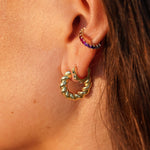 Twisted Hoop Earrings - Junk Jewels