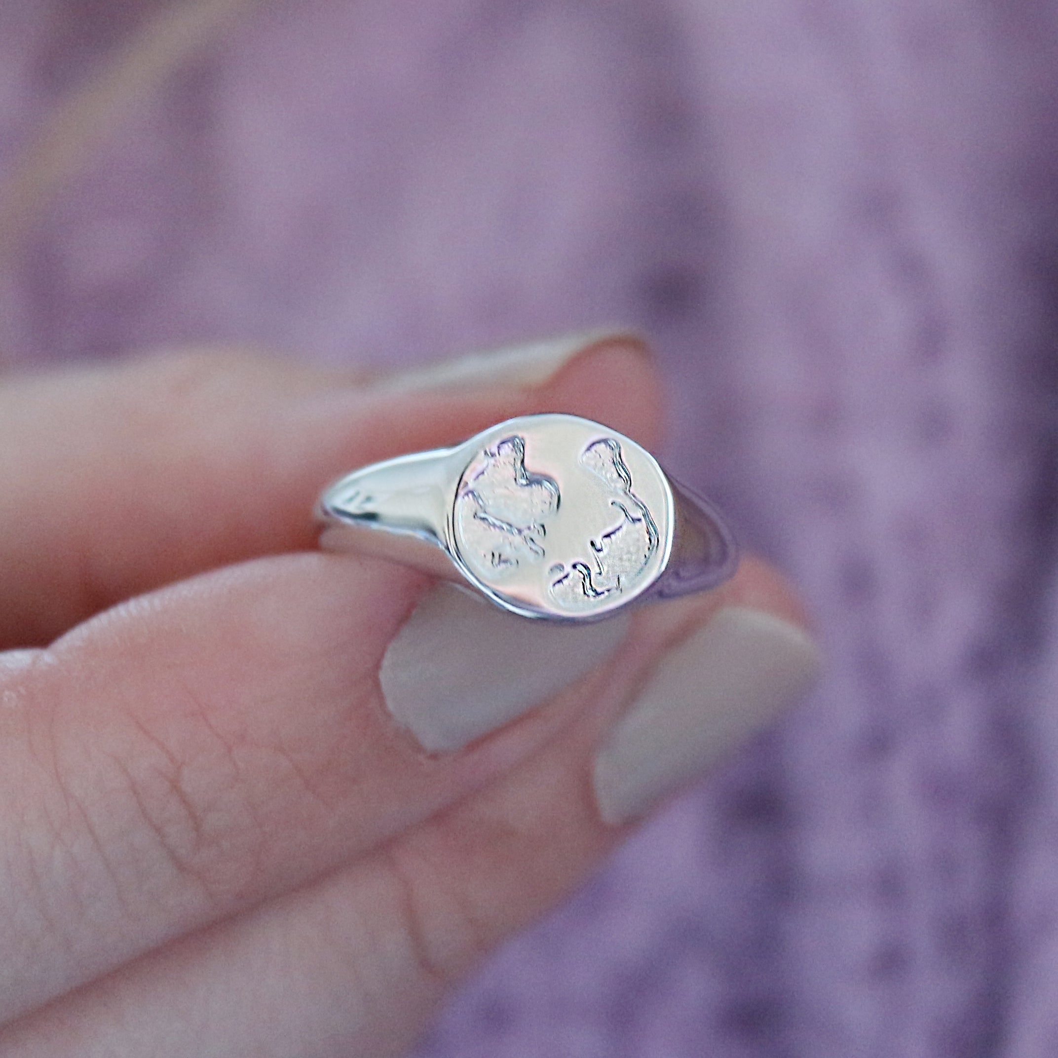 World Map Signet Ring - Junk Jewels